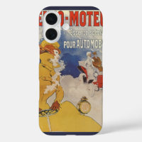 Vintage Art Nouveau, Benzo Moteur by Jules Cheret