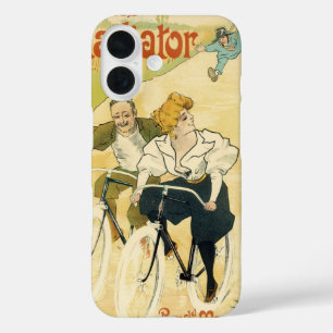 Vintage Art Nouveau, Bicycles Gladiator Cycles iPhone 16 Case