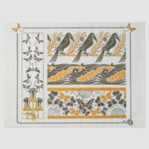 Vintage Art Nouveau Birds by Maurice Verneuil