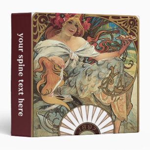 Vintage Art Nouveau, Biscuits by Alphonse Mucha Binder
