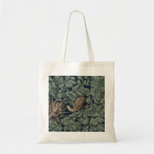 Vintage Art Nouveau Botanical Snail Antique Tote Bag