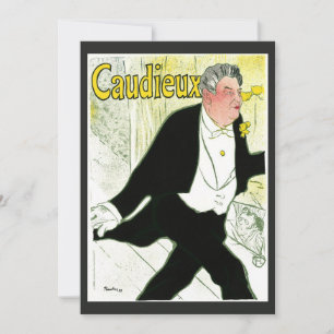 Vintage Art Nouveau, Caudieux by Toulouse Lautrec