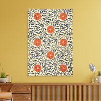 Vintage Art Nouveau Chinese Peony Floral Pattern