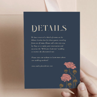 Vintage Art Nouveau Details Enclosure Card