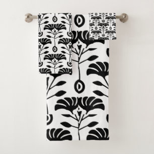 Vintage: Art Nouveau Floral Garden  Bath Towel Set
