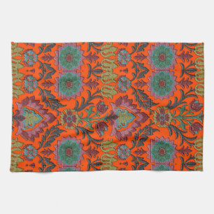 Vintage: Art Nouveau Floral Garden Kitchen Towel