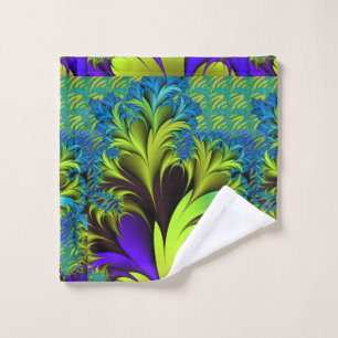 Vintage Art Nouveau Floral Garden Wash Cloth