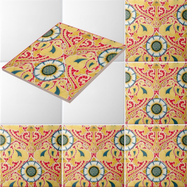 Vintage Art Nouveau Floral Tile Pattern (Creator Uploaded)
