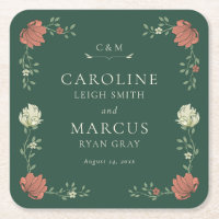 Vintage Art Nouveau Floral Wedding