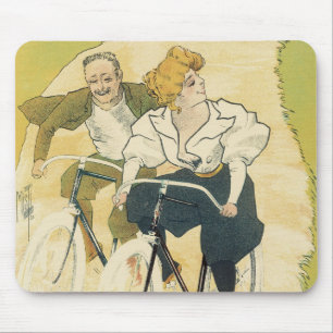 Vintage Art Nouveau, Gladiator Cycles Bicycles  Mouse Pad