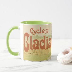 Vintage Art Nouveau, Gladiator Cycles Bicycles  Mug