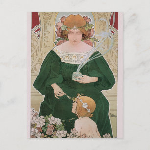 Vintage Art Nouveau Helm Cacao by Privat Livemont Postcard