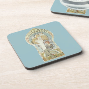 Vintage Art Nouveau, Holland Levensverzekering Coaster