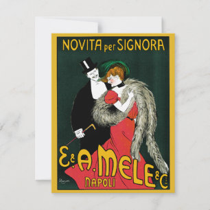 Vintage Art Nouveau, Italian Fashion Love Romance