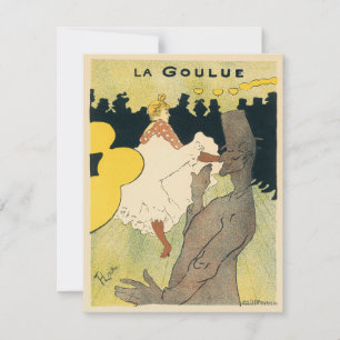 Vintage Art Nouveau, La Goulue by Toulouse Lautrec