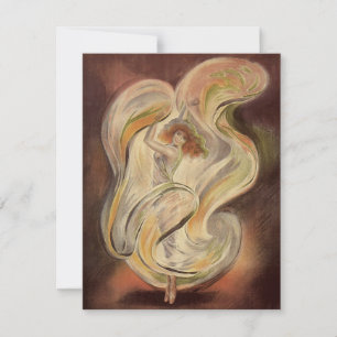 Vintage Art Nouveau, La Loie Fuller Modern Dancer
