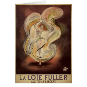 Vintage Art Nouveau, La Loie Fuller Modern Dancer