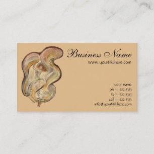 Vintage Art Nouveau, La Loie Fuller Modern Dancer Business Card