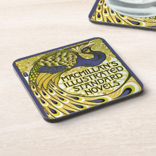 Vintage Art Nouveau, Macmillan's Peacock Feather Coaster