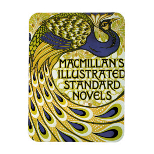 Vintage Art Nouveau, Macmillan's Peacock Feather Magnet