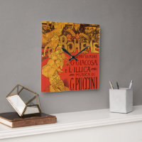 Vintage Art Nouveau Music, La Boheme Opera, 1896