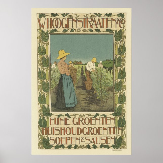 Vintage Art Nouveau Posters — farming (Front)