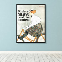 Vintage Art Nouveau, Ride a Sterns Bicycles Bikes