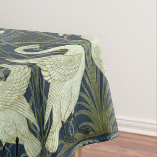 Vintage Art Nouveau Swans by Walter Crane Tablecloth