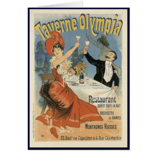 Vintage Art Nouveau, Taverne Olympia Restaurant