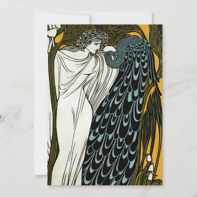 Vintage Art Nouveau, The Kiss by William Bradley (Front)
