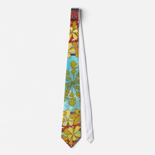 Vintage Art Nouveau Tie (Front)