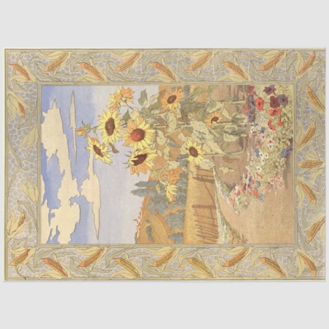 Vintage Art Nouveau Ukraine  Tissue Paper (Front)