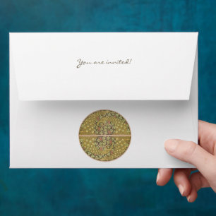 Vintage Art Nouveau Vineyard Peacock Envelopes