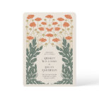 Vintage Art Nouveau Wedding Invitation