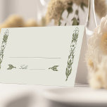 Vintage Art Nouveau Wedding Table Name Cards<br><div class="desc">Enhance your wedding reception with these vintage Art Nouveau table name cards, featuring a beautiful floral design in green and white. The intricate floral patterns frame the names and table numbers, providing a stylish and organized way for guests to find their seats. These folded cards are adorned with delicate white...</div>
