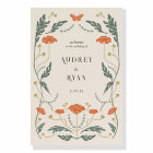 Vintage Art Nouveau Wedding Welcome Sign