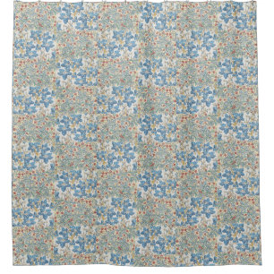 Vintage Art Nouveau Wild Geranium Floral Pattern