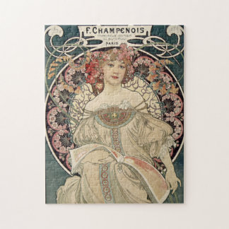 Vintage Art of Artist Alphonse Mucha Jigsaw Puzzle