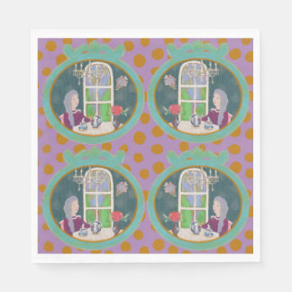 Vintage Art Paper Napkins 