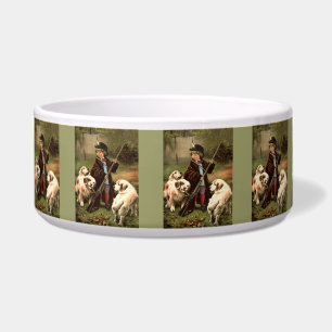 Vintage Art Pet Bowl