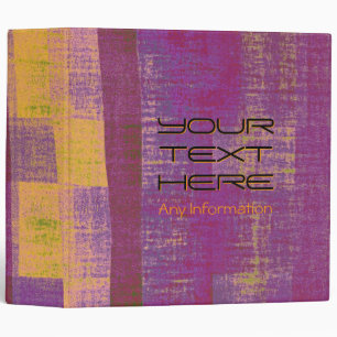 Vintage Art Stripes Pastel Colours Binder