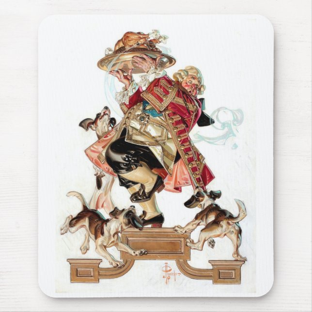 Vintage Art Thanksgiving Gift  Mouse Pad (Front)