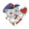 Vintage Art Valentine's Day Sticker