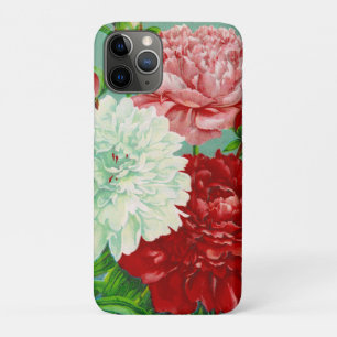 Vintage Art vintage floral Peonies Print iPhone 11 Pro Case