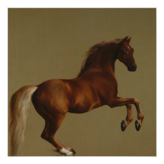 Vintage Art Whistlejacket by George Stubbs Poster