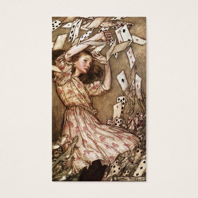 Vintage Arthur Rackham Alice In Wonderland Art (Front)