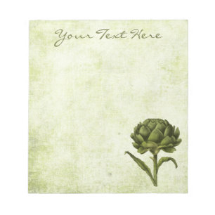 Vintage Artichoke Notepad