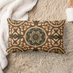 Vintage Arts & Crafts Craftsman, Mission Style Lumbar Pillow