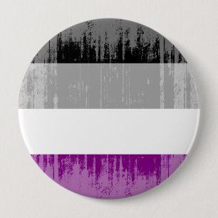 Vintage Asexual Pride 4 Inch Round Button