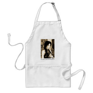 Vintage Asian Woman Portrait Art Standard Apron